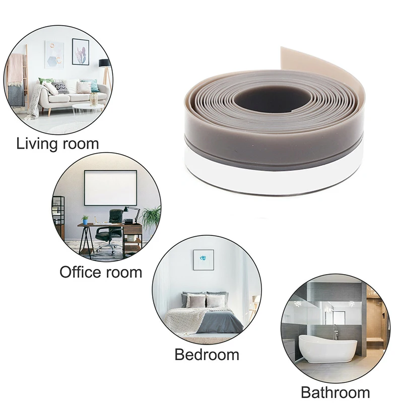 Under Door Draft Guard Stopper Soundproof Seal Strip 5M Tapes Reduce Noise Dust Weather strip Door Bottom Sealing Durable Tapes