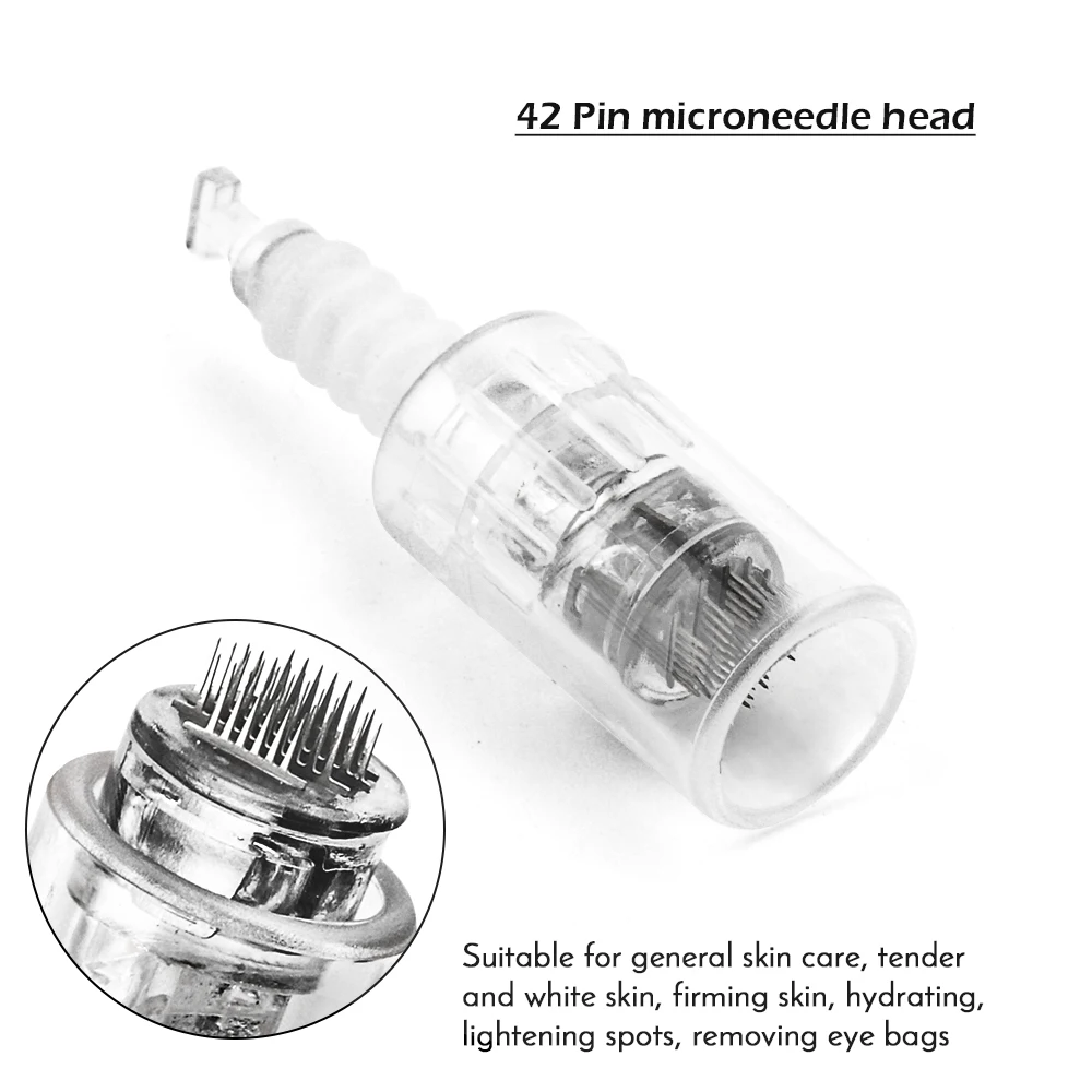 10/50 Uds cartucho de microagujas de bayoneta cartuchos de repuesto de aguja microblading 9/12/36/nanopin/pluma de microagujas 3D