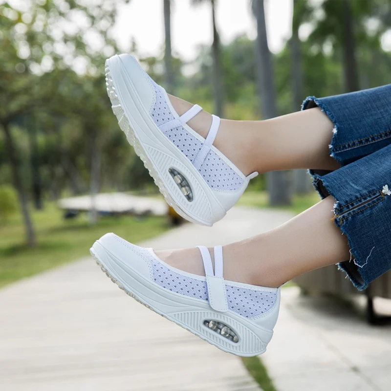 Tenis Feminino Women Tennis Shoes Air Cushioning Tenis Blancos Female Sneaker Outdoor Jogging Sport Trainers Basket Fitness Shoe