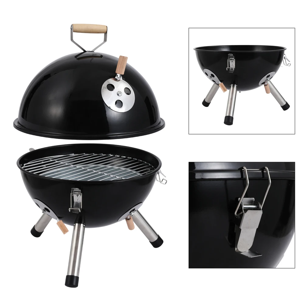 

Convenient And Sanitary Spherical Grill Grill Food Carbon Furnace Barbecue Stove Cooking Oven Alcohol Grill Household BBQ Tools