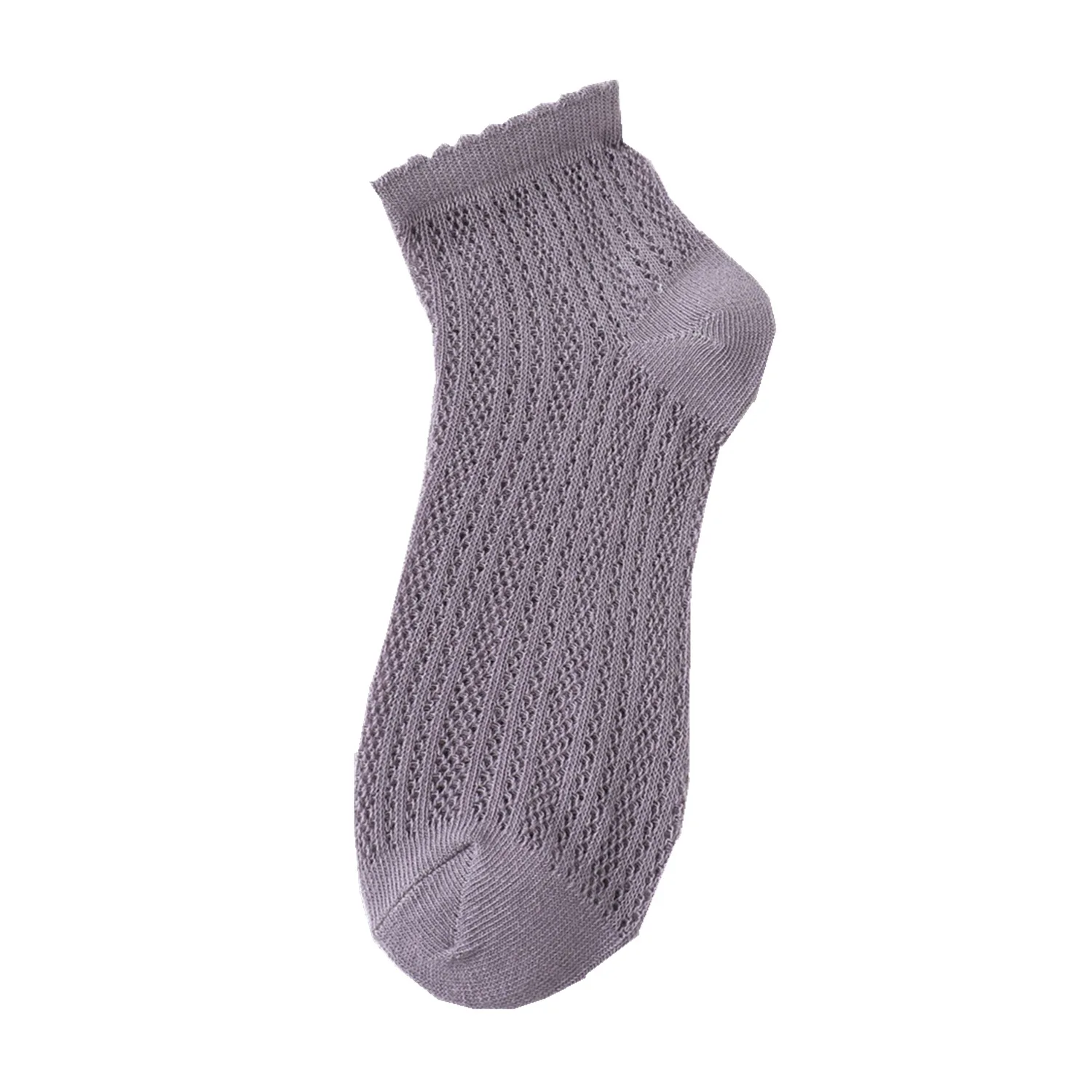 16Pcs=8Pairs/Lot Solid Mesh Women's Short Socks Set Korean Style Hollow Out Summer Thin Breathable Cozy Ankle Boat Socks Pack