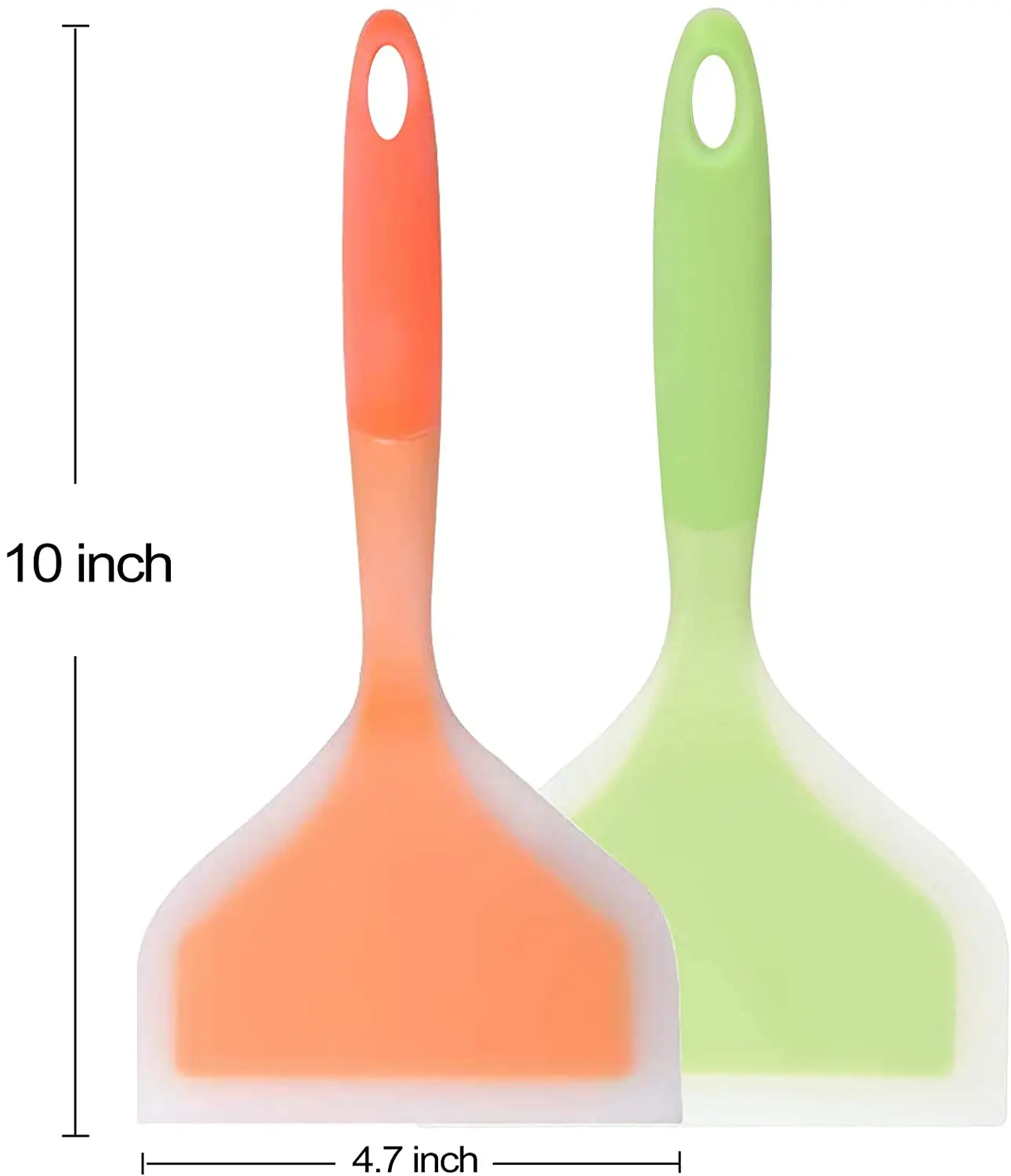 Walfos Non-Stick Japanese Omelette Frying Pan Silicone Spatula Wide Pizza Shovel Meat Egg Scraper Turner Food Cooking Utensil