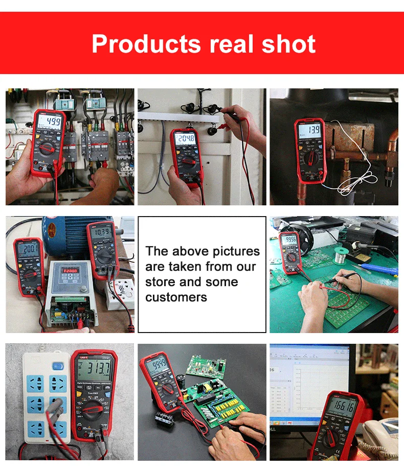 UNI-T Multimeter digital ut61e plus Serie True RMS 1000V Auto Range Handheld profession elle Tester Voltmeter Multi meter AC/DC