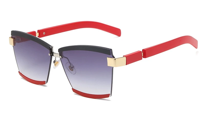 47391 randlose Platz Luxus Sonnenbrille Marke Designer Männer Frauen Fashion Shades Uv400 Vintage Gläser – Detail 12