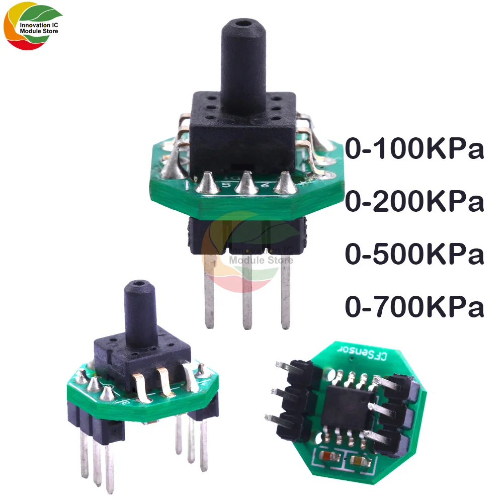 Xgzp6847a 0.5-4.5v gerador de oxigênio de pressão de ar sensor transmissor módulo 0-100kpa 0-200kpa/0-500kpa0-700kpa sensor transmissor