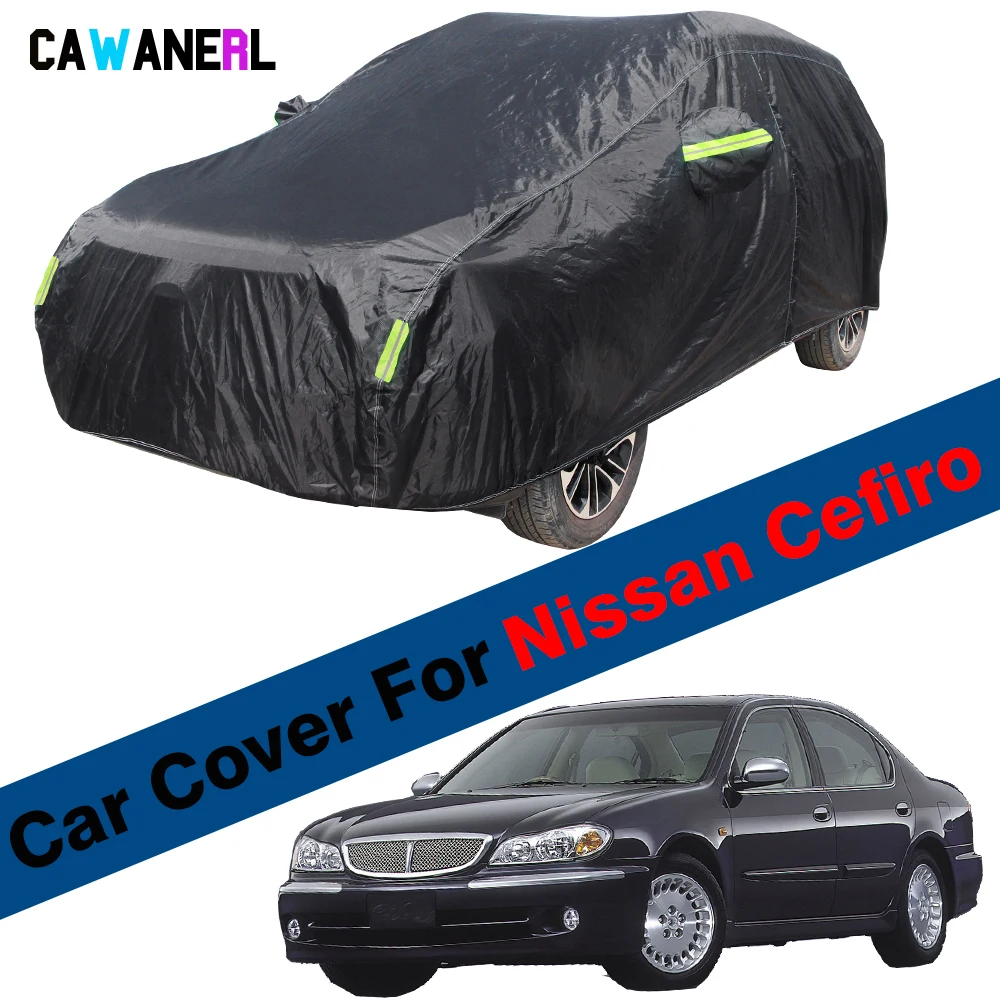 Outdoor Car Cover For Nissan Cefiro Maxima Auto Sun Shade Anti-UV Snow Rain Ice Resistant Waterproof Cover