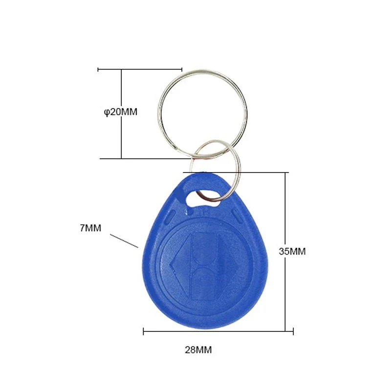 100PCS EM4305 Smart Chip Keychain T5577 Wiederbeschreibbare Abzeichen RFID Duplizierer Token 125Khz Kopierer Klon Kopie Karte Veränderbar Tag