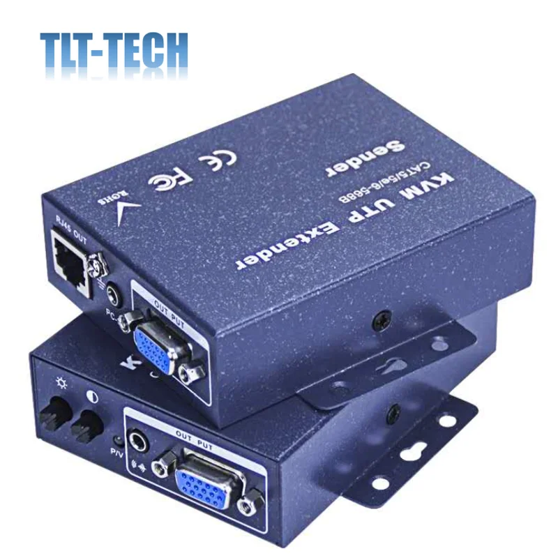 VGA-KVM Dây Mạng Vga Mạng Rj45 Bộ Chuyển Đổi Để Bàn Phím Và Chuột Usb Mở Rộng Bộ Phát 100M/200M/300M