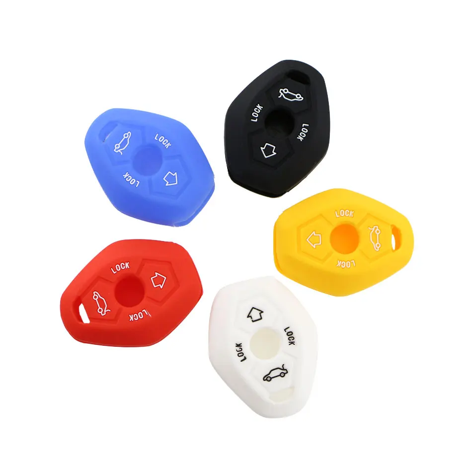 Coque Silicone Pour Clé BMW – Protection Souple – Rouge (modèles X3, X5, Z3, Z4, Série 3/5/7…)