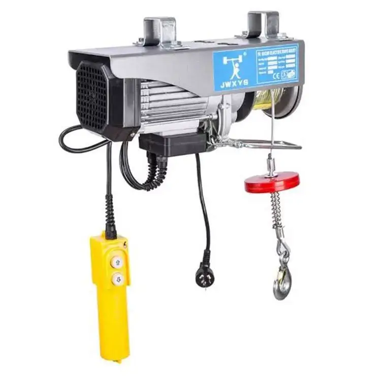 200KG Tời Điện Điện Mini Pa Lăng Xích Kéo Tay Nâng Cần Trục 12M Dây Điện Móc Treo Giàn Giáo Thắng Xưởng Nhà Để Xe 220V