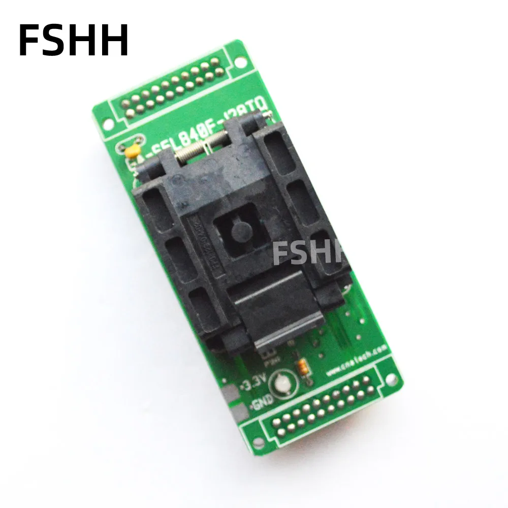 GA-S5L840F-128TQ Programmer Adapter FPQ-128-0.4-02 FPQ128 LQFP QFP128 Adapter IC Test Socket 0.4mm