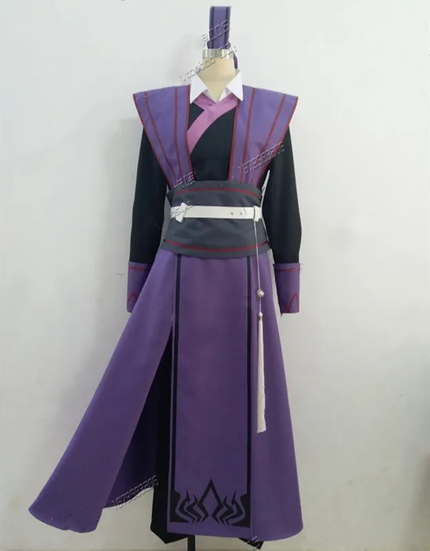 Fantasia de cosplay do anime mo dao zu shi, fantasia de jiang cheng adolescente ver grandmaster de cultivo desônico para mulheres, homens, roupas antigas