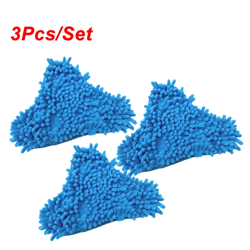 

3Pcs/Set Blue Coral Mop Pads For H2O X5 Steam Mop Replacement Microfiber Cleaning Mop Pads For H2O X5 Steam Cleaning Rag