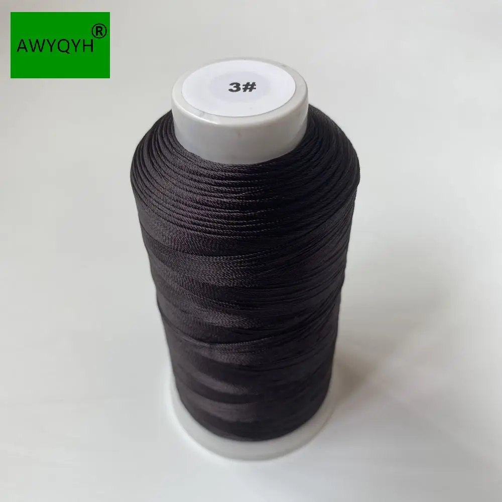 bonded nylon thread for hair extension weaving weft tools