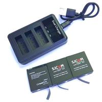 SJCAM Accessories Original SJ7 Star Batteries Rechargable Battery Dual Charger Battery Case For SJCAM SJ7  Action Sports Camera