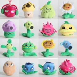 1pcs 10-18cm Plants vs Zombies Plush Toy PVZ Plants Sunflower Pea shooter Soft Stuffed Toy Doll Keychain for Children Kids Gifts