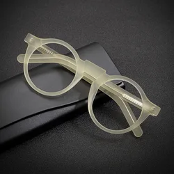 Acetate Reading Glasses Men Women Vintage Round Eyeglasses Frame Male Anti Blue Light Optical Prescription Spectacles Tortoise