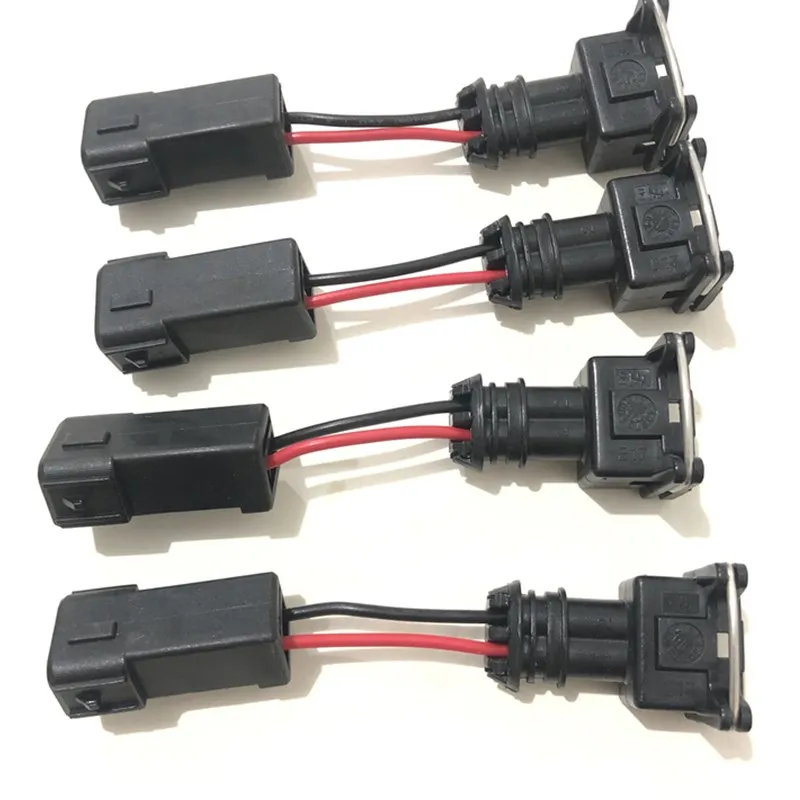 4PCS High Quality adaptor for EV1 to honda odb2 fuel injector connector plugs clip