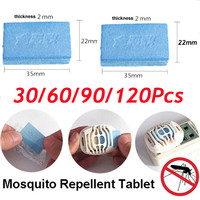30-120pcs Blue Mosquito Repellent Tablet Replacement for Electric Mosquito Lamp Non Toxic Anti Mosquito Pest Repeller