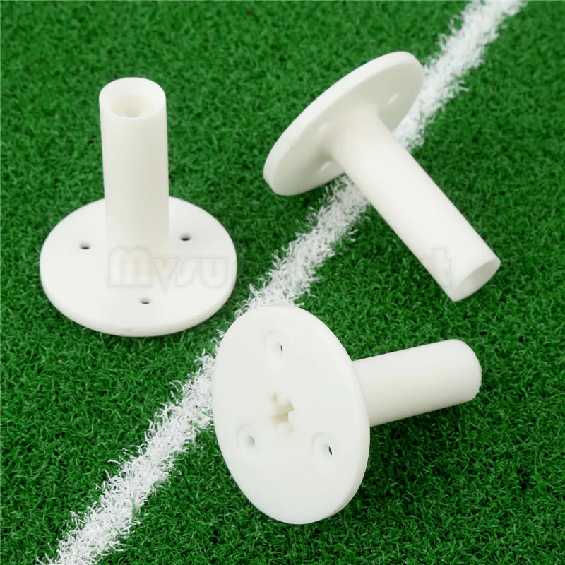 5Pcs Tees Rubber Golf Driving Range Mat Tees Holders Practice Training Divot Tool White Golf Rubber Tee Holder 57mm