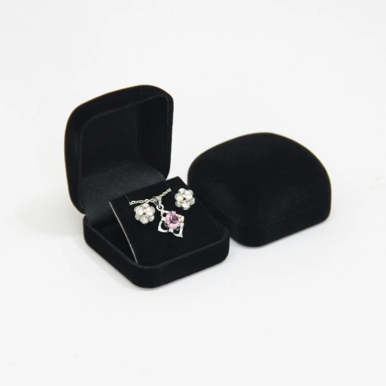 Stud Earrings Storage Box Drop Earrings Pendant Organizer Case Highly Velvet Small Necklace Jewelry Display Gift Packaging Boxes