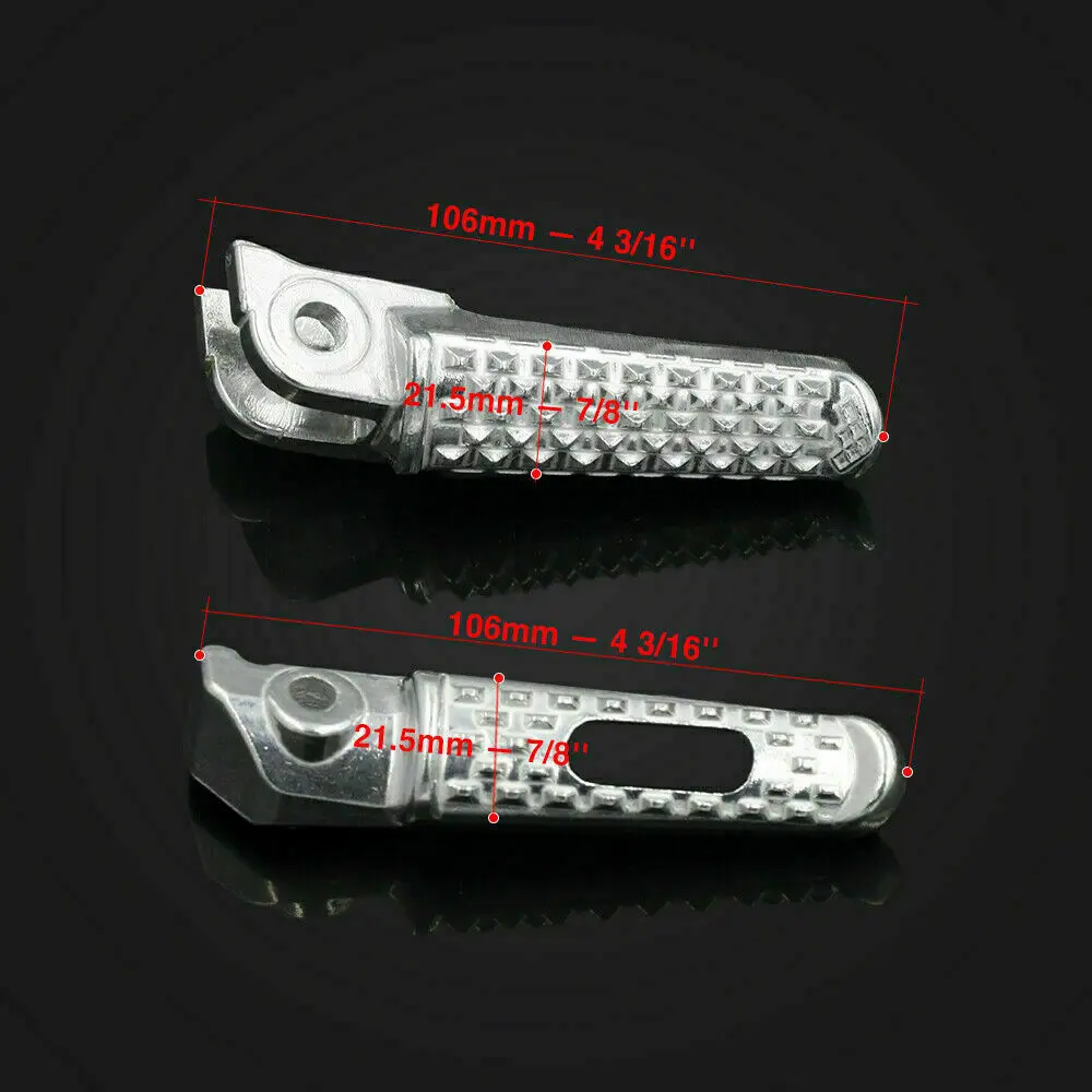 For Honda CBR 1000RR CBR600RR CBR600F4I 954 CB1000R Foot Peg Footrest Adapters