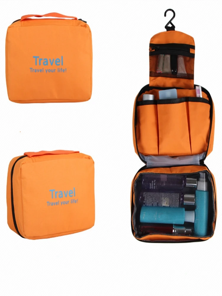 Hook Type Cosmetic Storage Bag Water proof Sanitary Tourist Make up Wash Bag Travel Cosmetic Bag For Traveling Bathroom