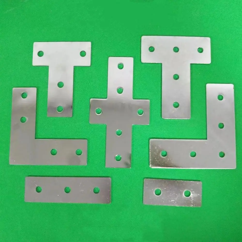 90 Degree Joint Board Plate Corner Angle Bracket Connection Strip for Aluminum Profile 2020/3030/4040/4545 L Cross
