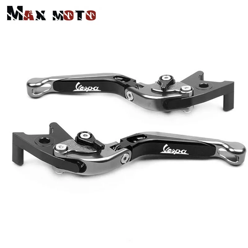 For VESPA 160GS 180SS 150 VBA-T4 50-125/PV/ET3/PK/S/XL 125 VNA-TS PX80-200/PE/Lusso CNC Folding Extendable Brake Clutch Levers