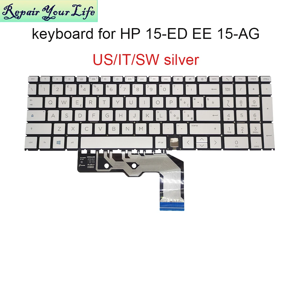 Inglês Japão sw Ele Teclado Backlight Teclados para hp Envy X360 15-ed 15m-ed 15-ag Envy 15 ee Tpn-w140 C149 Nsk-xw1bc