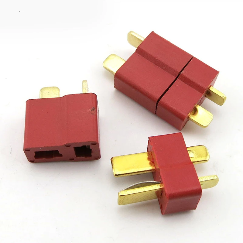 

10Pairs 20PCS T Plug Male Female Deans Connectors For RC LiPo Battery RC FPV Racing Drone