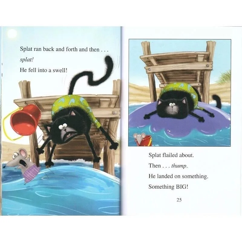 16 Books/Set I Can Read Splat the Cat English Story Book Children Early Educaction Reading Book Usborne Books Livros