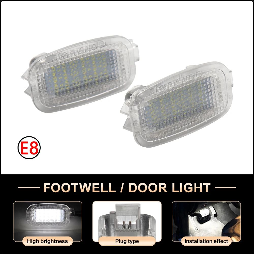 Courtesy Luggage Car Door Footwell Lamp Interior Light For Benz W204 W216 W212 C207 X204 GLK W221 R230 W164 W251 W463 X164 X204