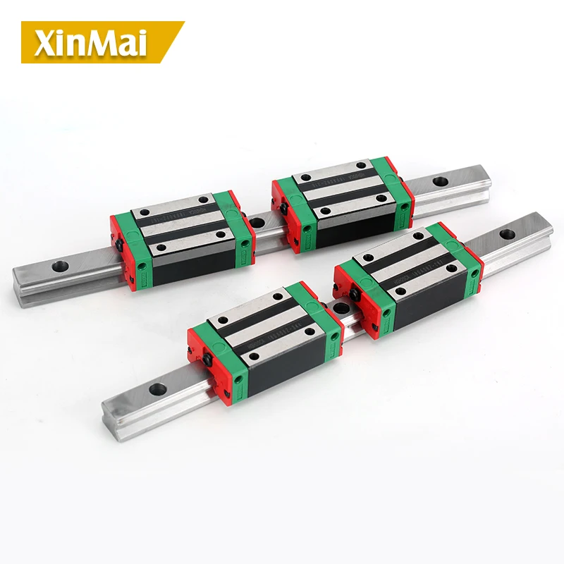 Imagem -04 - Trilhos de Guia Lineares para Cnc Trilhos de Guia Lineares Sfu1605 Parafuso de Esferas Qualquer Comprimento Suporte bk Bf12 15 mm Hgr15 Hgh15ca