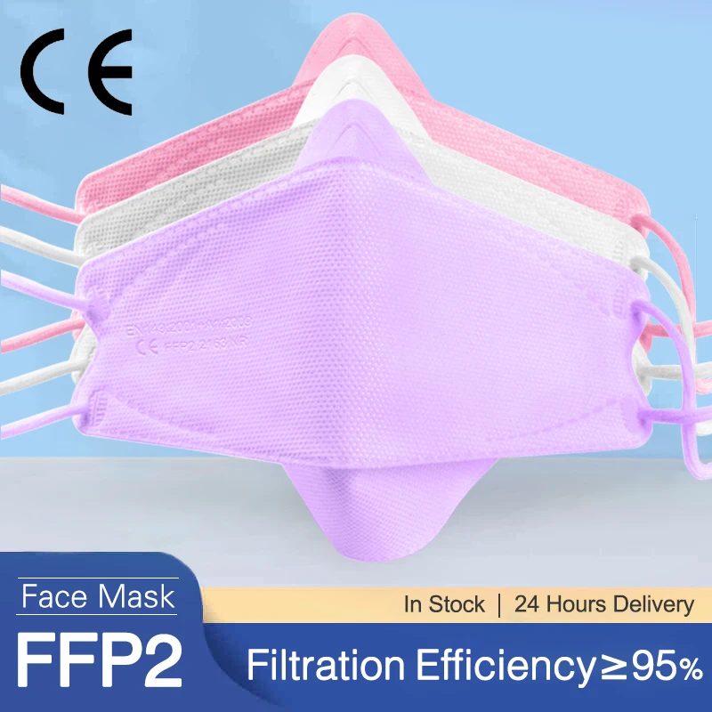 Adult face mask ffp2 mascarillas kn95 certificadas mascarilla CE homologada security protection mask fp2 masque ffpp2 maski