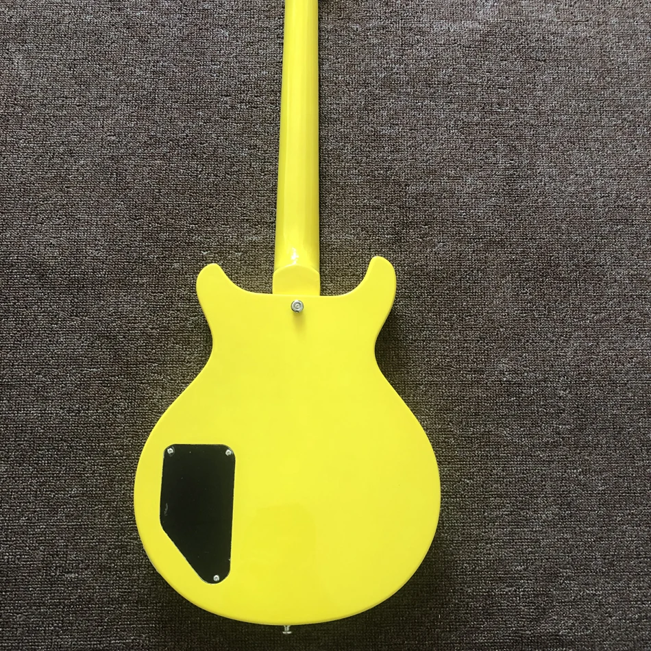 Honeybee Yellow Color Rosewood Fingerboard Black Pickguard Mahogany Body Free Shipping