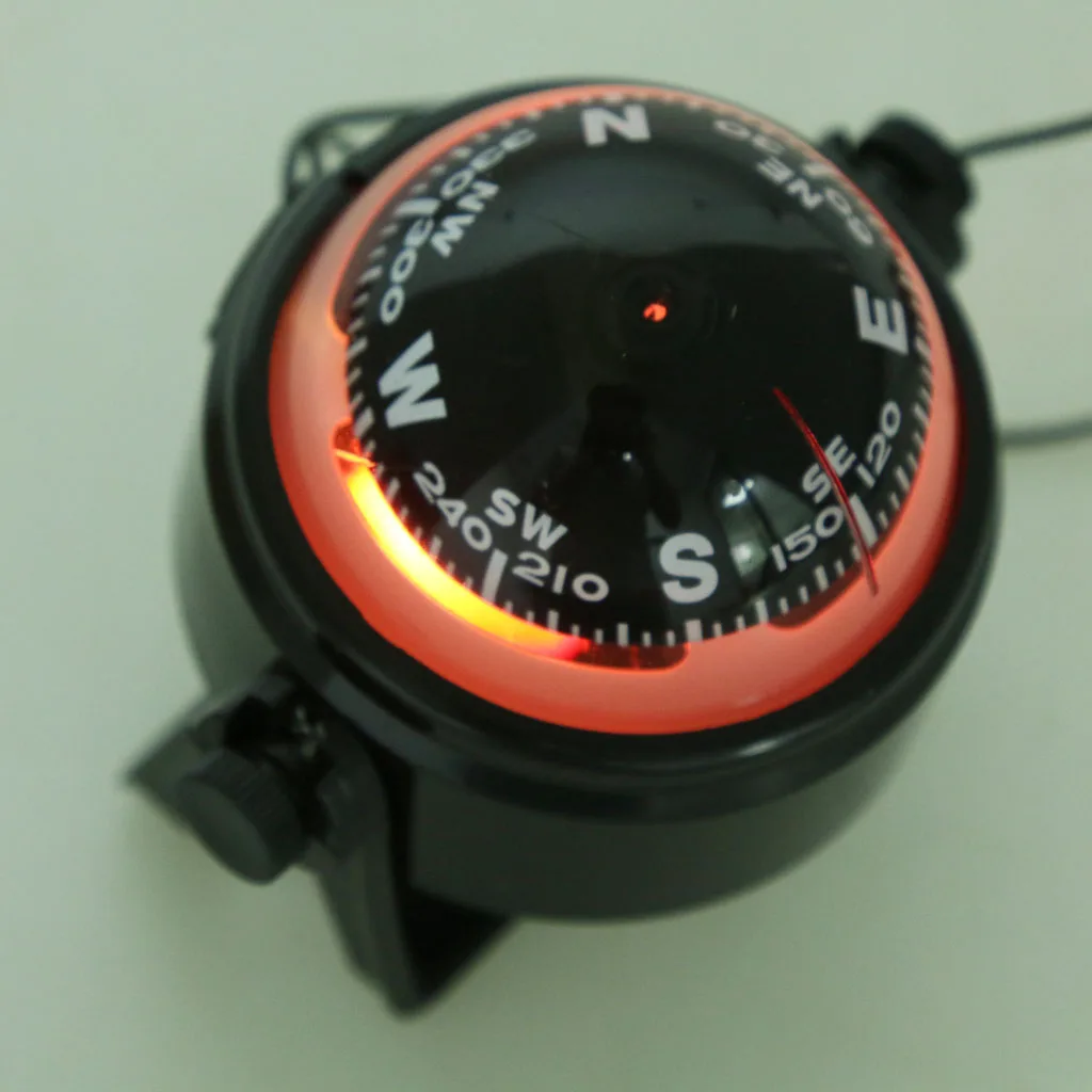 Marine Boat Compass with Mounting Kit for Caravan Truck Car Sailing Navigation