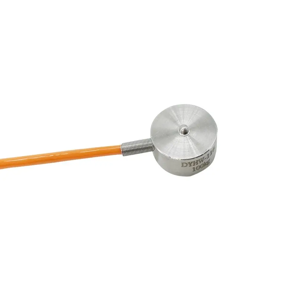 Imagem -05 - Sensor de Peso Pequeno para Compressão 10 20 30 50 100 200 300 500 1000 kg Ton Botão de Célula de Carga Pequena Sensor de Peso