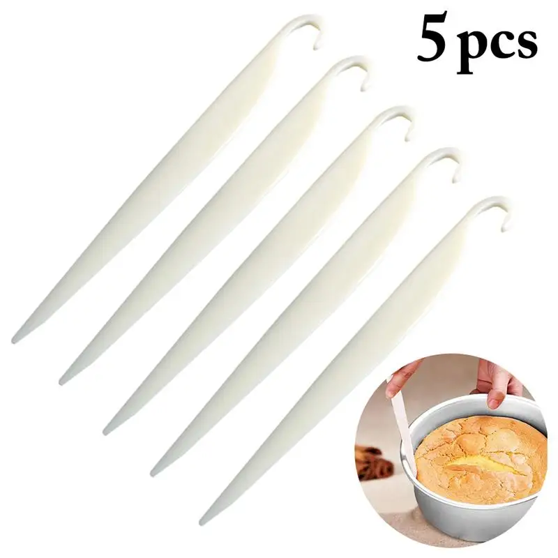 Kapmore 5Pcs/Set Food Grade Silicone Baking Cake Spatula Non-Slip Heat-Resistant Cooking Utensil DIY Baking Tools