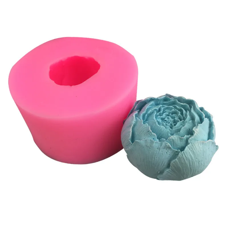 3D Flowers Soap Moulds Chocolate Cake Decorating Tools Baking Fondant Silicone Mold DIY Handmade Soap Silicone Mold 3d