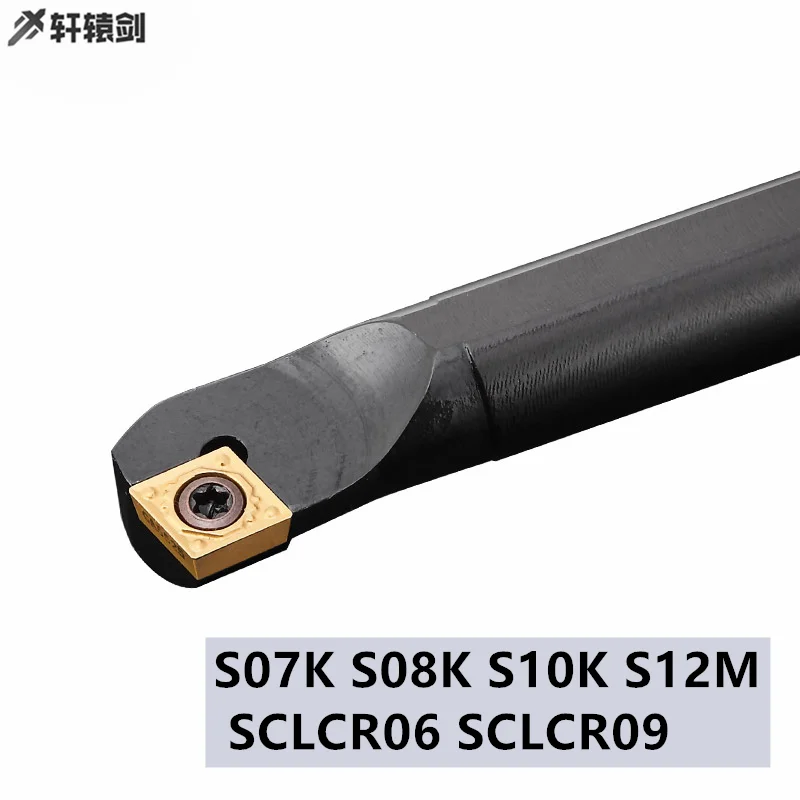 S07K S08K S10K SCLCR06 SCLCR09 Cắt CNC, Nội Bộ Dụng Cụ Xoay Thông Minh Khoan Giá Đỡ Thanh CCMT