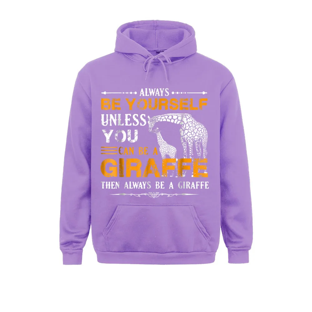 Family Giraffe Always A Giraffe Normal Long Sleeve Mother Day Hoodies Prevalent Clothes Men Sweatshirts