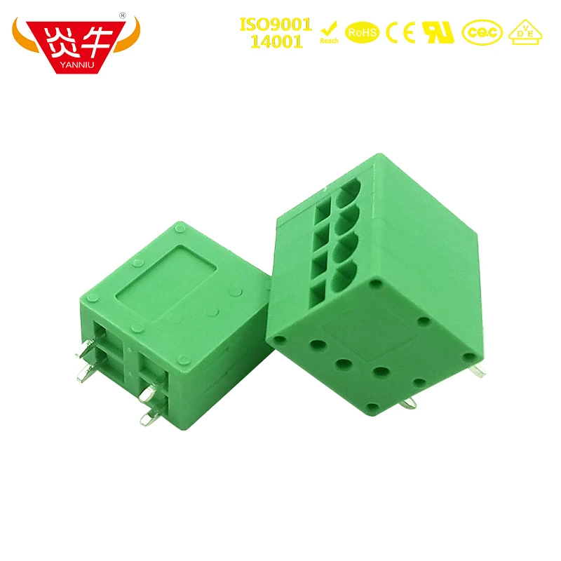 10Pcs KF205V 3.5 2P ~ 12P PCB SPRING TERMINAL BLOCKS DG271V 3.5mm 2PIN ~ 12PIN SPT 1.5/2-V-3,5  PHOENIX CONTACT DEGSON KEFA