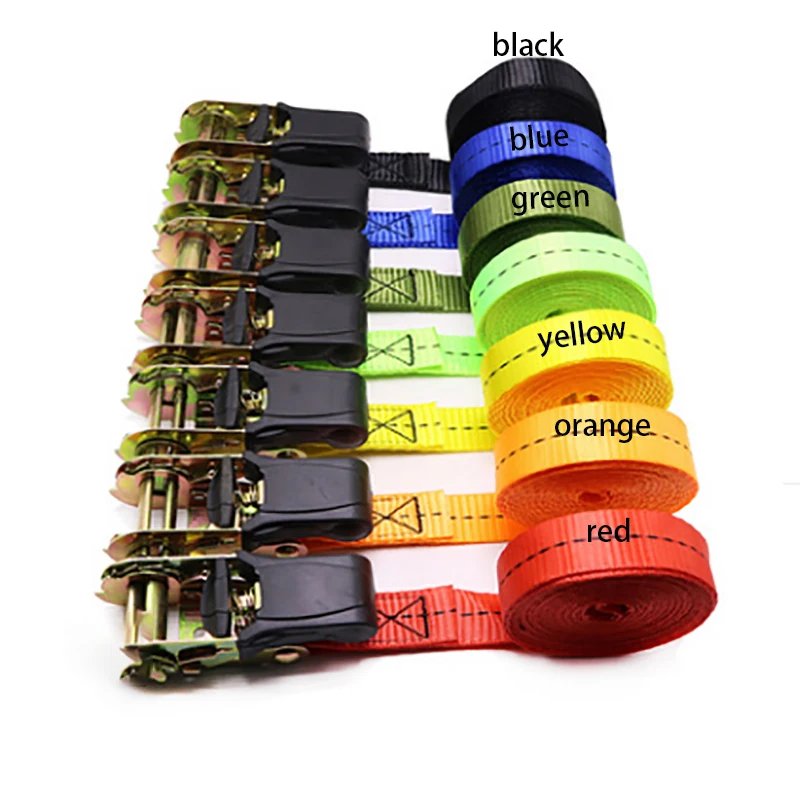 3M Long Stretch belts Strap for fastening 800 kg Wear Resistant Trailer Loads Heavy Duty Ratchet Strap Tie Down Durable No Hook