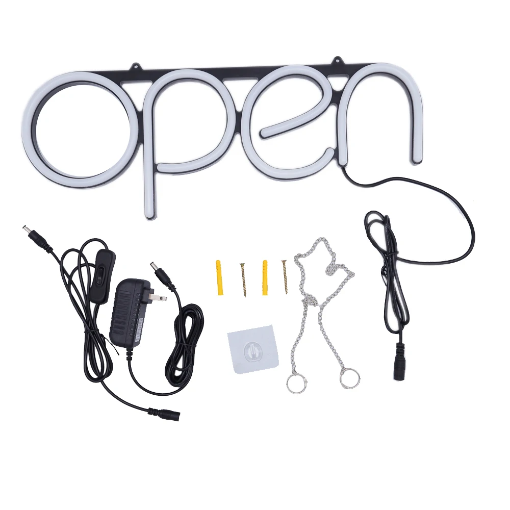 CALCA OPEN Neon Sign Business LED Light Lamp Integrative Ultra Bright Bar Club KTV Store Shop Advertising Lighting LED Lamp Sign