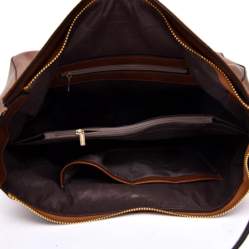 Solid Leather Handbags Large Women Bag High Quality Casual Female Shoulder Bags Trunk Tote Ladies Messenger Bags A555