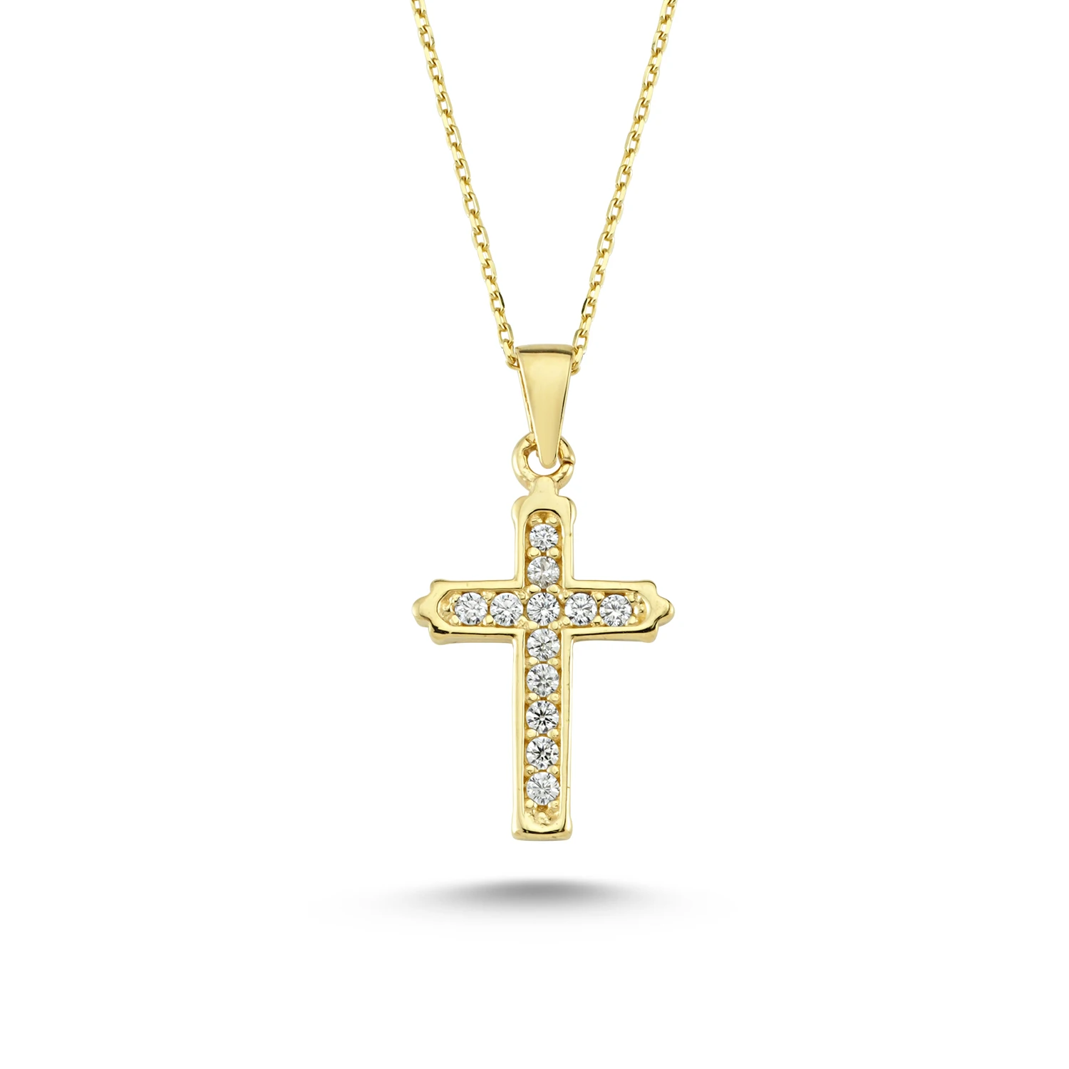 

14K Real Gold Cross Necklace