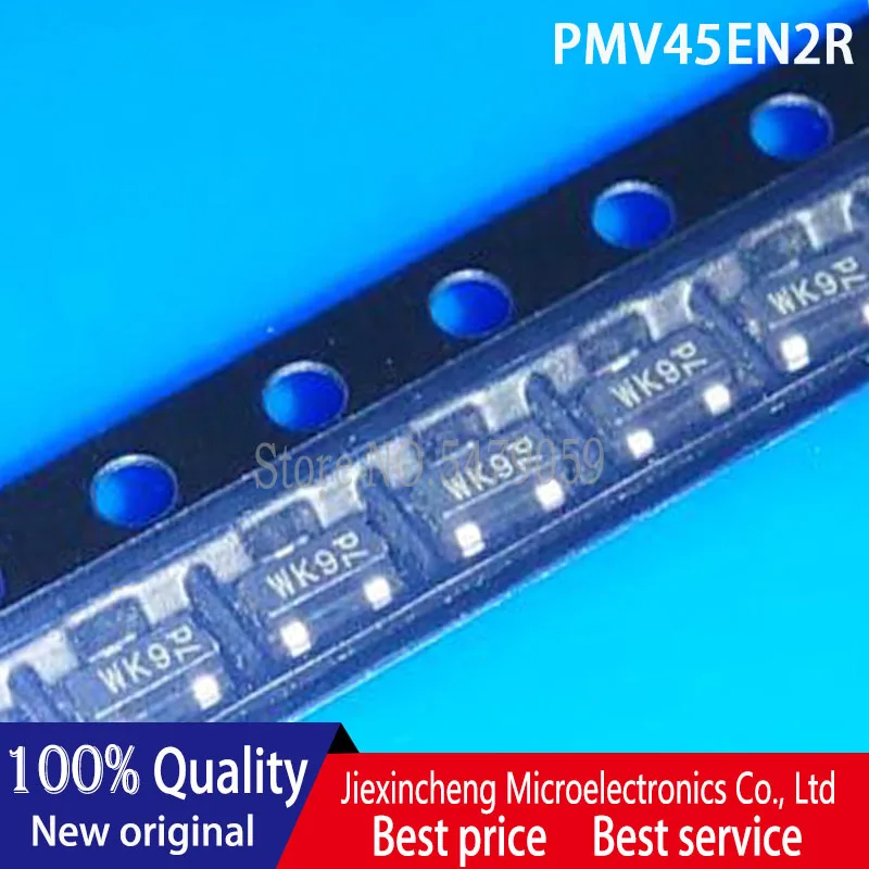 100 sztuk PMV45EN2R znakowanie: WK9 PMV45 SOT-23 nowy oryginalny