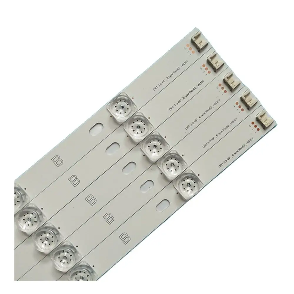 

100%New 10 PCS/set LED Backlight strip For LG 49Inch TV 49LB5550 49LF5500 Innotek DRT 3.0 49"A/B 6916L-1944A 6916L-1945A