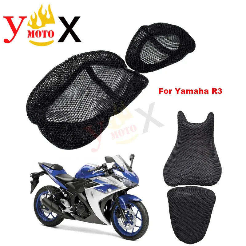 

MT-03 Sport Bike 3D Mesh Seat Cover Cushion Guard Pad Insulation Breathable Sun-proof Net For Yamaha MT03 R3 2013-2018 2014 2015